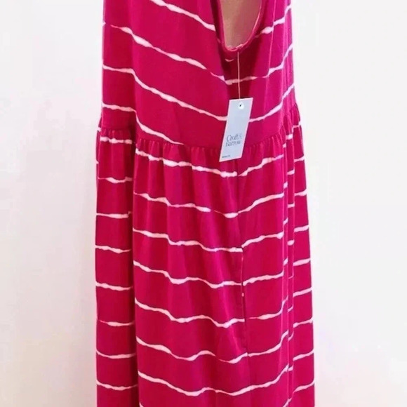 NWT CROFT & BARROW Women Sleeveless Pullover Plaid Elastic Waist Dress Size 2X - Picture 9 of 13